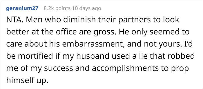 Woman Who Works A Full-Time Job Gets Called "Housewife" By Her Husband, Laughs Hysterically, "Embarrasses" Him In Front Of Coworkers