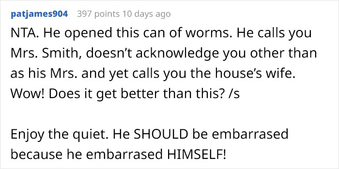 Woman Who Works A Full-Time Job Gets Called "Housewife" By Her Husband, Laughs Hysterically, "Embarrasses" Him In Front Of Coworkers