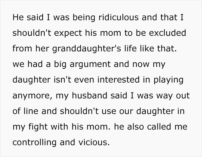 MIL Keeps Criticizing Daughter&rsquo;s Performances Right To Her Face, Family Drama Ensues When Mom Tells Husband To Stop Inviting Her
