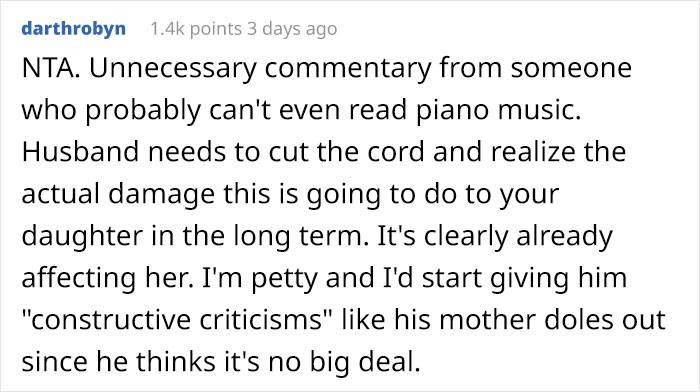 MIL Keeps Criticizing Daughter&rsquo;s Performances Right To Her Face, Family Drama Ensues When Mom Tells Husband To Stop Inviting Her