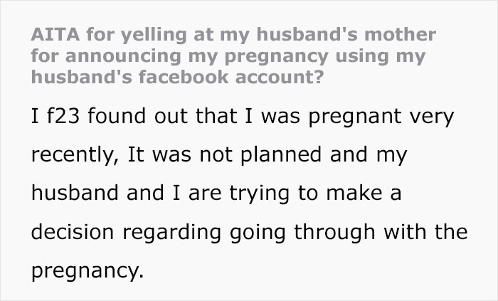 &ldquo;She Logged Into My Husband's Facebook Account&rdquo;: MIL Announces Daughter-In-Law&rsquo;s Pregnancy, Is Hurt When She Gets Yelled At