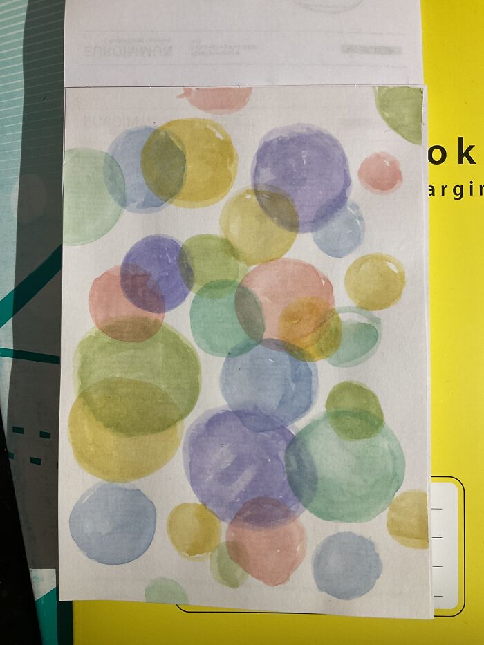 Watercolor Bubble Time