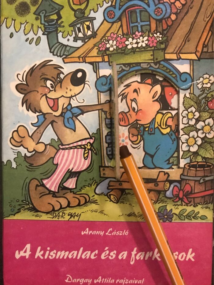 Cover Of One Of My Childhood Books Illustratated By My Favourite Dargay Attila