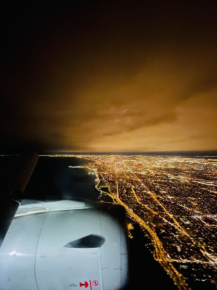 Flight Attendant. My Welcome Home View On Final Approach