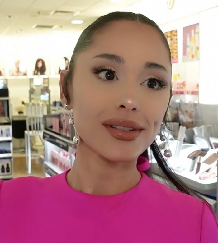 Skin Is Too Smooth, Too Matte, Too Lifeless. It's A Heavy Filter (Screenshots From Video). She Doesn't Need It