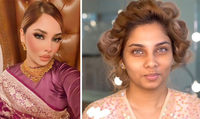 Imagine Your Surprise When You See Her For The First Time Without All That Makeup, Filters And Editing