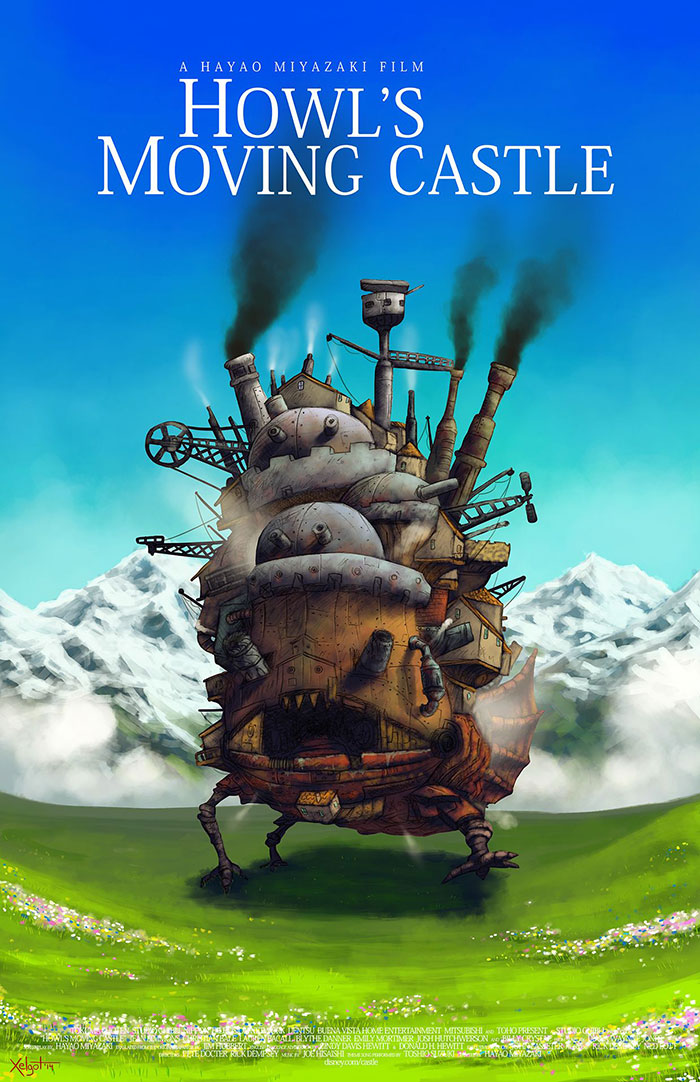 Poster of Howl's Moving Castle movie 