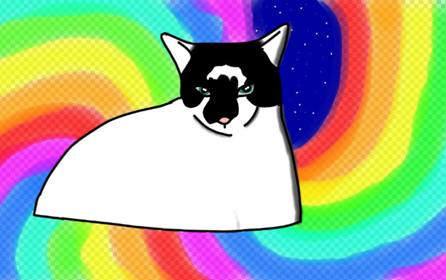 This One Was Fun! I Drew My Cat Because I Was Bored.