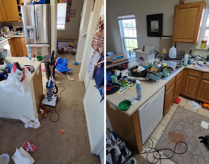 People Are Torn About This “Lazy” Mom Of 4 And Her Honest View Of Her House After 4 Days Of Not Cleaning