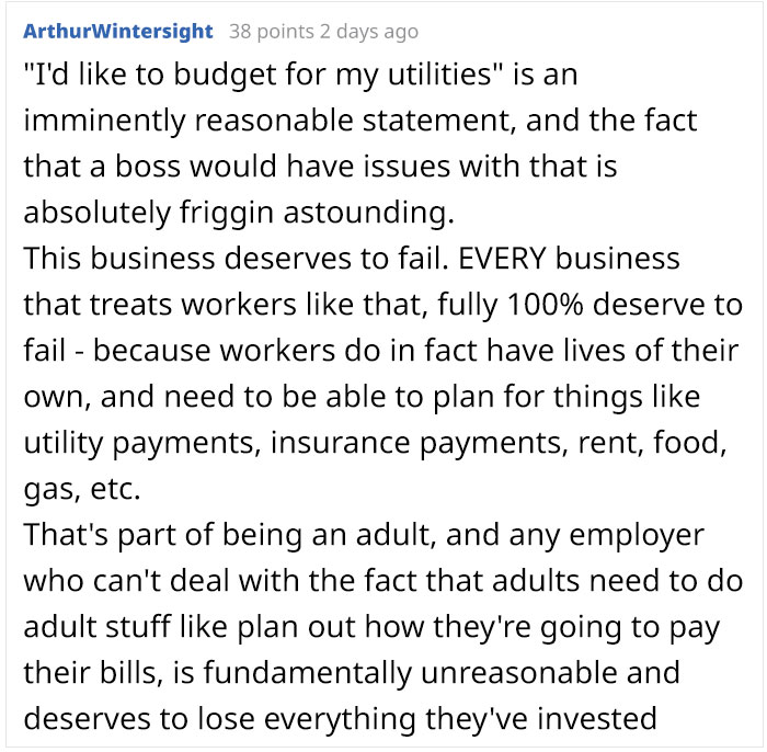 "Your Priority Is Only Pay": New Hire Asks About Pay, Manager Tells Him To Not Come In "Your Priority Is Only Pay": New Hire Asks About Pay, Manager Tells Him To Not Come In