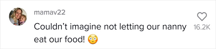 Family Hires Nanny Full-Time And Explains To Her That She Can't Eat Anything From Their Home