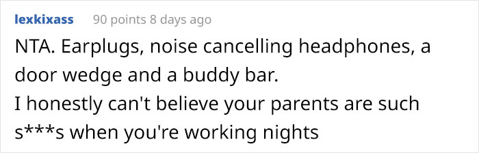 Parents Won't Let Their Daughter Sleep Long Enough After Night Shifts, Are Surprised When She Finally Yells At Them