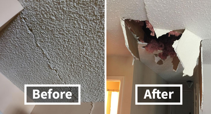 “Stop Complaining About Your Neighbors”: Guy Maliciously Complies To Landlord’s Request, Waits Until Neighbor Falls Through The Ceiling