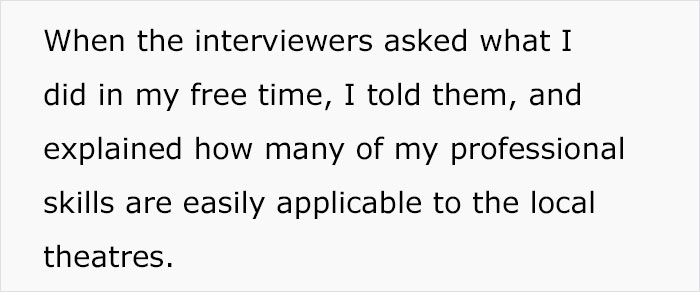 Man Shares How He Was Rejected From An Exciting Job Position Because He Wasn't Willing To Give Up His Favorite Hobby