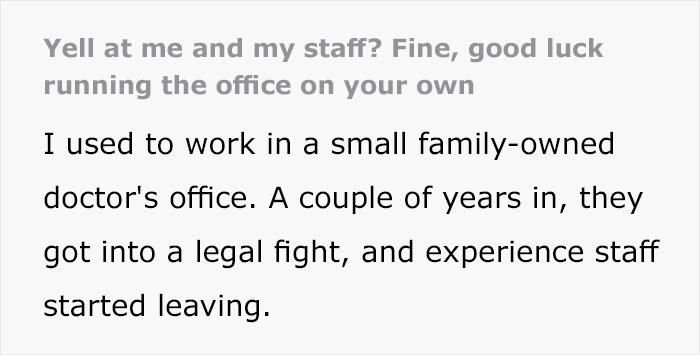 &ldquo;Good Luck Running The Office On Your Own&rdquo;: Boss Fires Nurse On The Spot, Regrets It When It Backfires Immediately