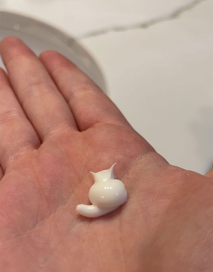 My Lotion Looks Like A Cat