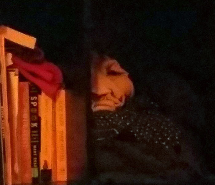 Mine Bunched Up Sweater Is Staring At Me