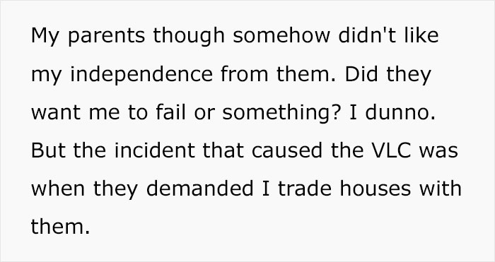 Guy Teaches His Narcissistic Parents A Lesson After They Demand He Trade Houses And Steal His Air Conditioners When He Refuses