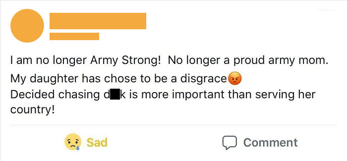 Mom Talking About Her Daughter Who Didn't Want To Join The Army, Who Is Leaving It For Her Boyfriend