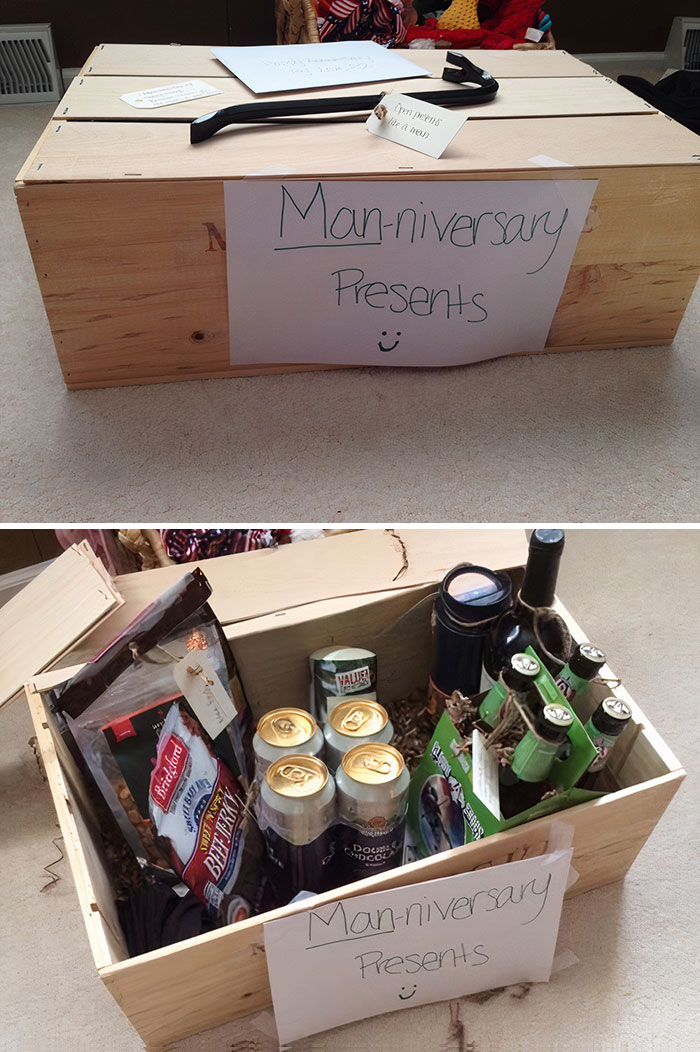 My Girlfriend Is Pretty Creative. I Had To Break Into My Anniversary Present