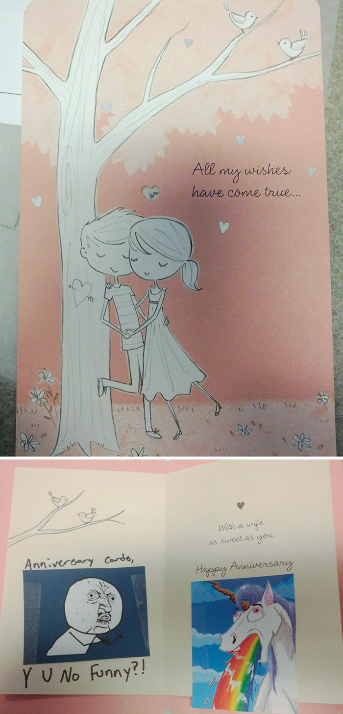 My Husband Hates Sappy Greeting Cards. This Is What I Got For Our Last Anniversary