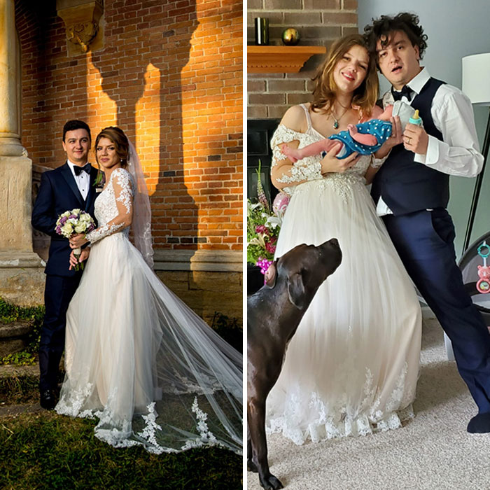 Made Our 1-Year Wedding Anniversary Picture