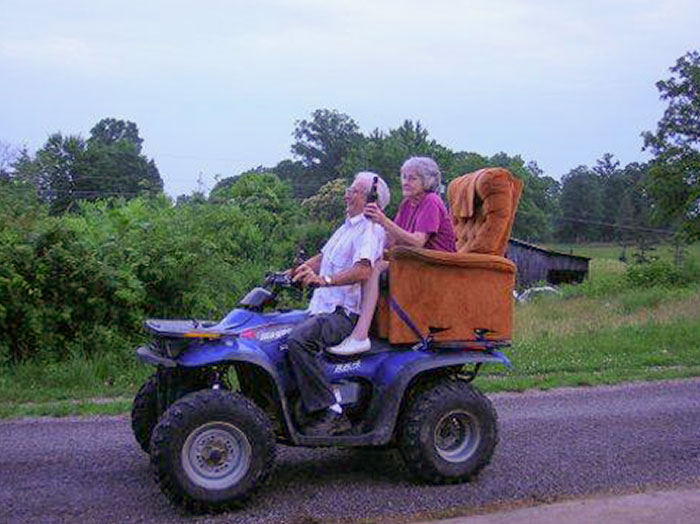 My Grandparents Celebrating Their 50th Wedding Anniversary, Beverly Hillbilly's Style
