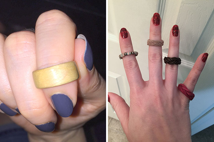 Every Year For Our Anniversary, My Husband Makes Me A Ring From The Traditional Material For That Year