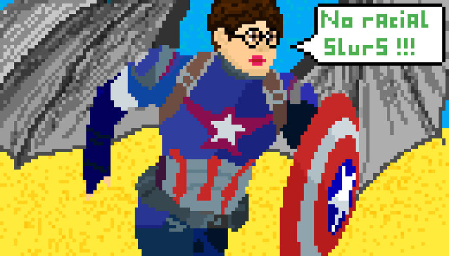 No War No Racism No Discrimination. Dot.