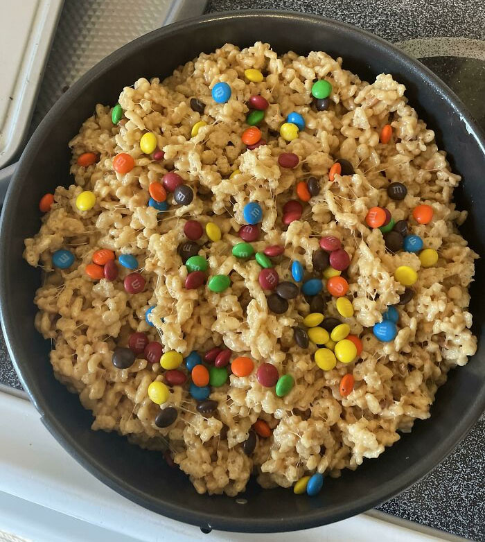 My Mother In Law Ate Rice Crispy Treats Every Day When Pregnant With My Husband. Apparently Her Grand-Baby Has The Same Sweet Tooth