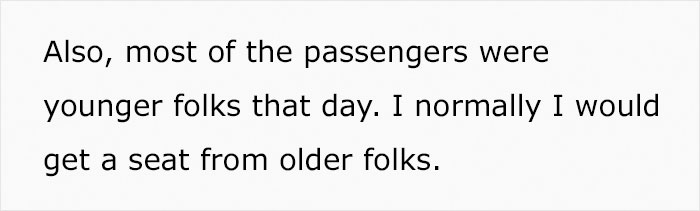 Man Tells Pregnant Woman The Bus Seat Is "Taken" By His Hand, So She Just Sits On It, Drama Ensues