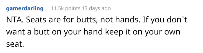 Man Tells Pregnant Woman The Bus Seat Is "Taken" By His Hand, So She Just Sits On It, Drama Ensues