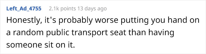 Man Tells Pregnant Woman The Bus Seat Is "Taken" By His Hand, So She Just Sits On It, Drama Ensues