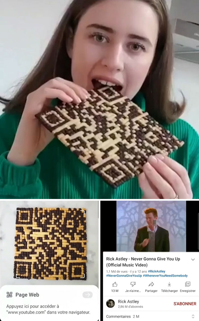 Just Baked A QR Code Biscuit