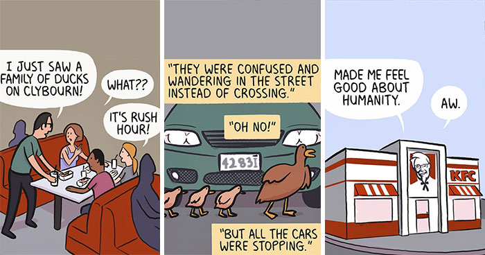 Absurd Situations And Unexpected Endings: 35 Comics By This Artist
