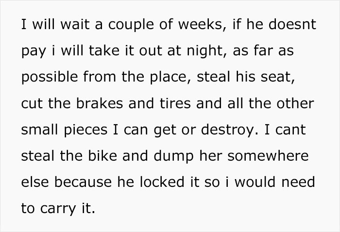 Sick And Tired Of Someone Using Their Parking Space, This Guy Locks The Stranger's Bike And Notes Start Arriving