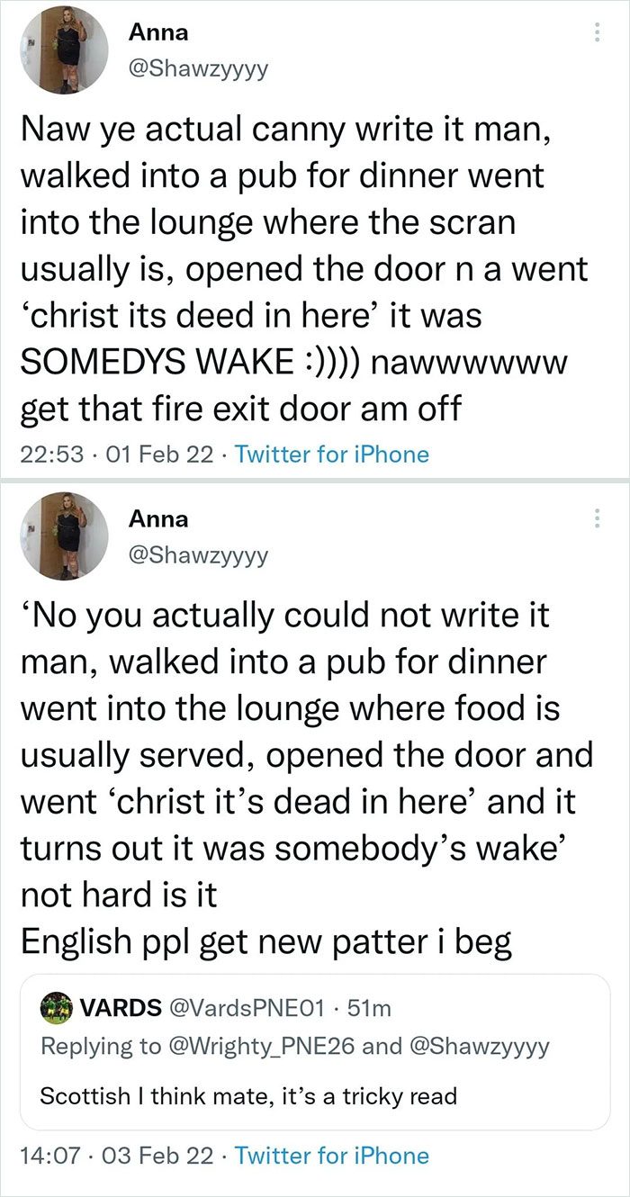 Translation Already Provided; England Bashing Included