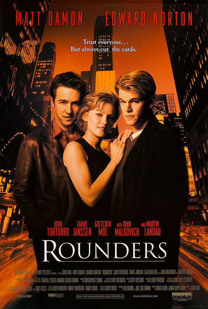Poster of Rounders movie 