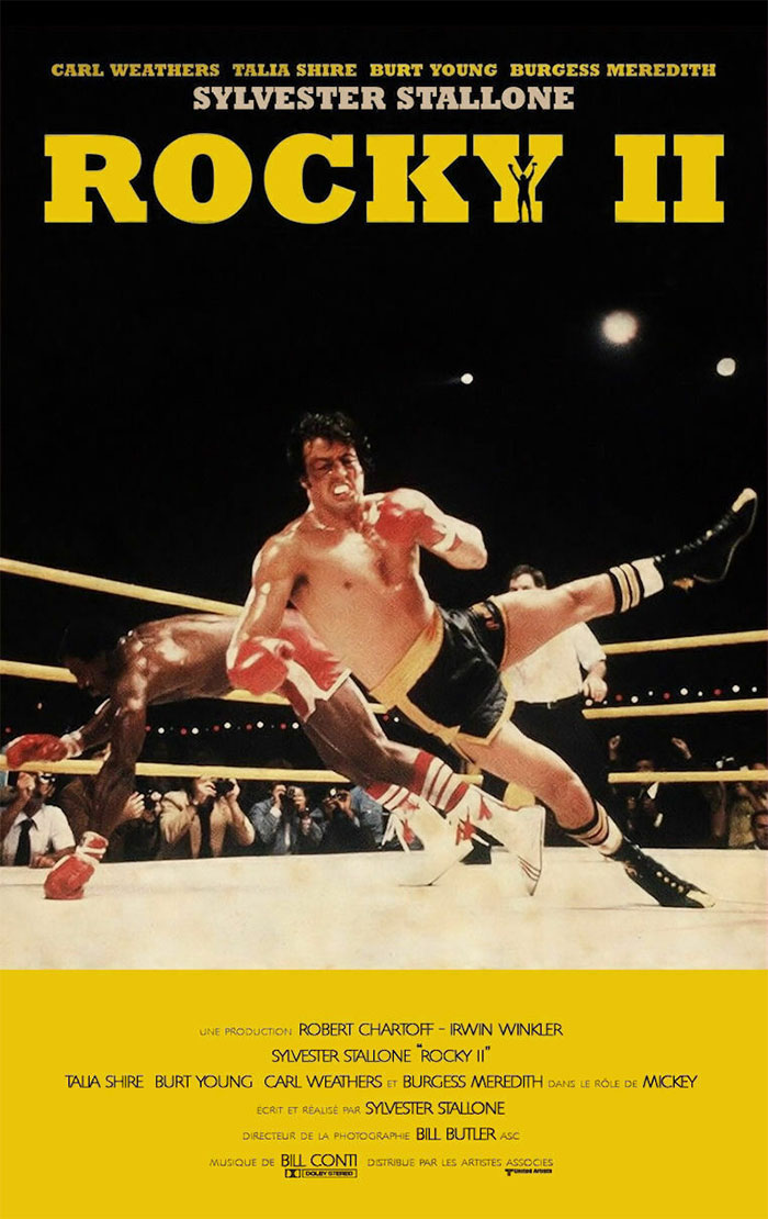Poster of Rocky II movie 