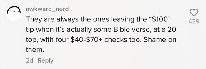 “The Worst Human Beings On Earth”: Server Complains About Annoying Customers Coming After Church On Sundays “The Worst Human Beings On Earth”: Server Complains About Annoying Customers Coming After Church On Sundays