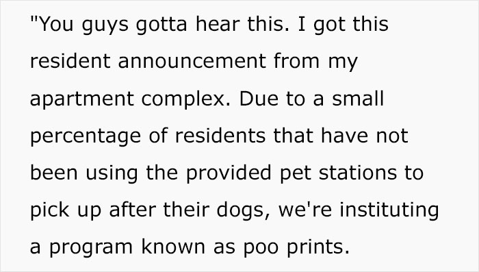 "You Gotta Hear This": Landlords Demand Tenants Bring Their Dogs For DNA Testing To Find Out Who Doesn't Pick Up The Poop
