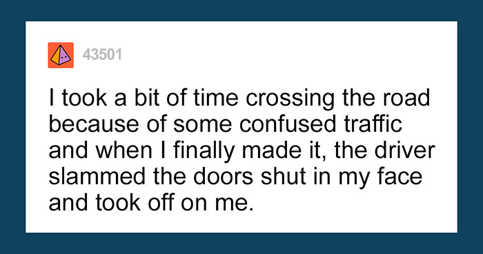 Bus Driver Waited Just To Shut The Door In Front Of Man’s Face, A Kind-Hearted Person Gives Him A Lift And He Meets The Driver Again