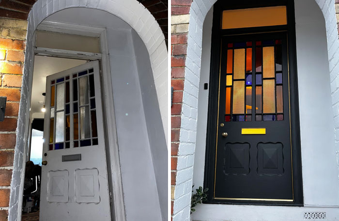 From Firewood Worthy To Main Feature! Solid Victorian Door