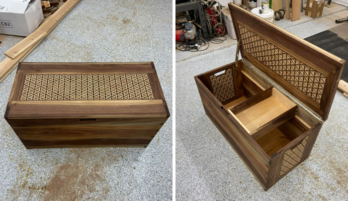 I Made This Trunk For My Mom For Christmas