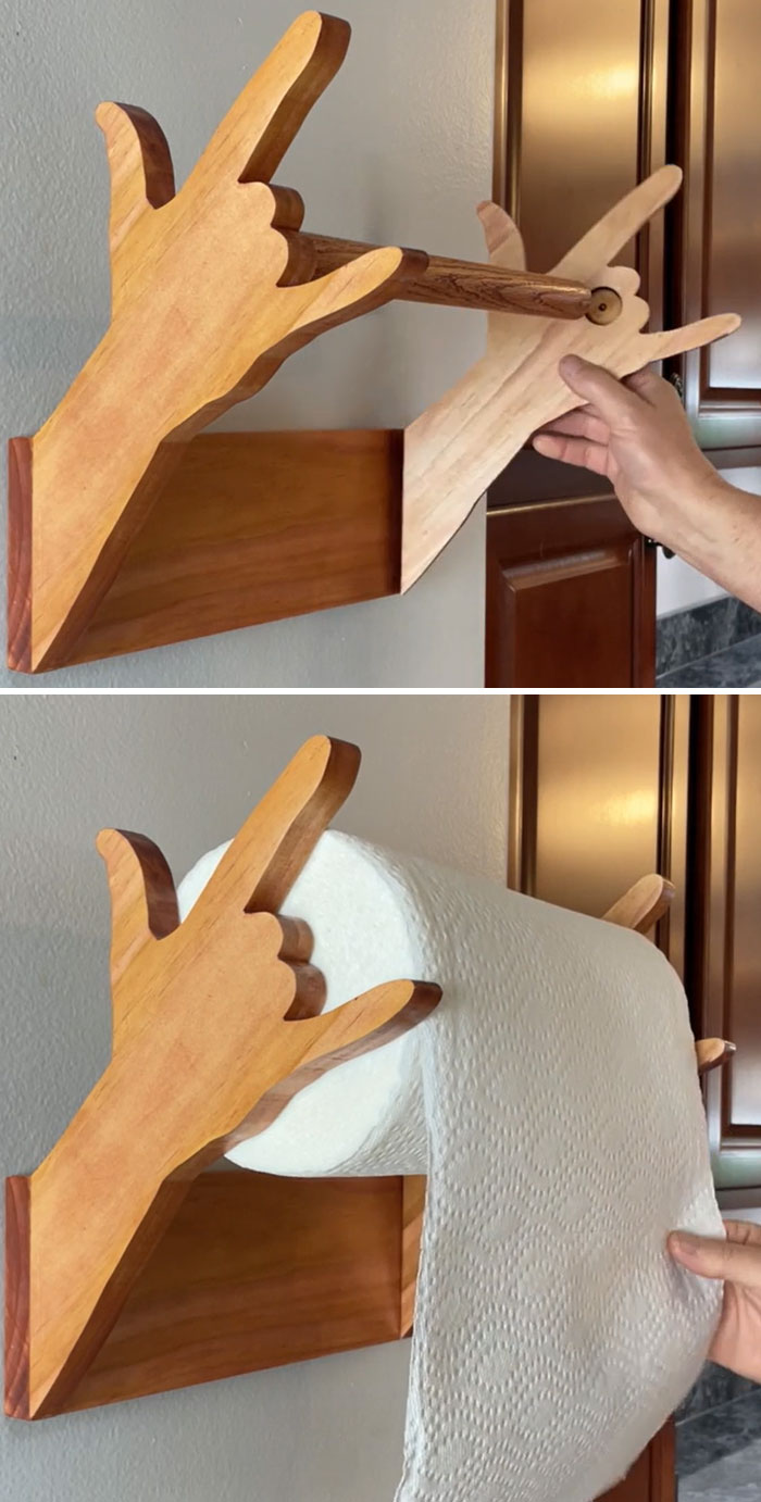 Wanted To Go With The Rock-On Hand Symbol But The “I Love You” Asl Sign Looked Better