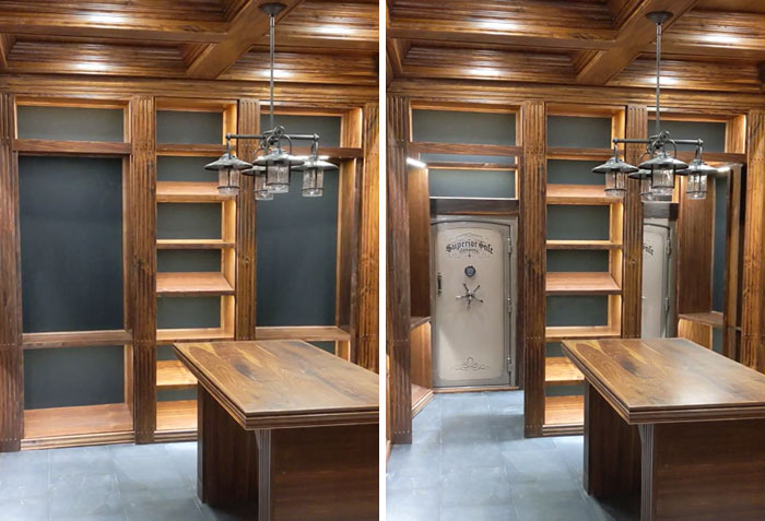 Secret Doors To The Safe Room