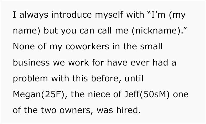 "AITA For Refusing To Answer To A Nickname I Don't Like?" "AITA For Refusing To Answer To A Nickname I Don't Like?"