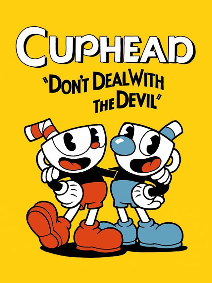 Cuphead video game poster