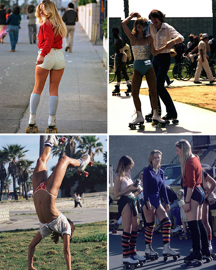 Roller Skating At Venice Beach, 1979