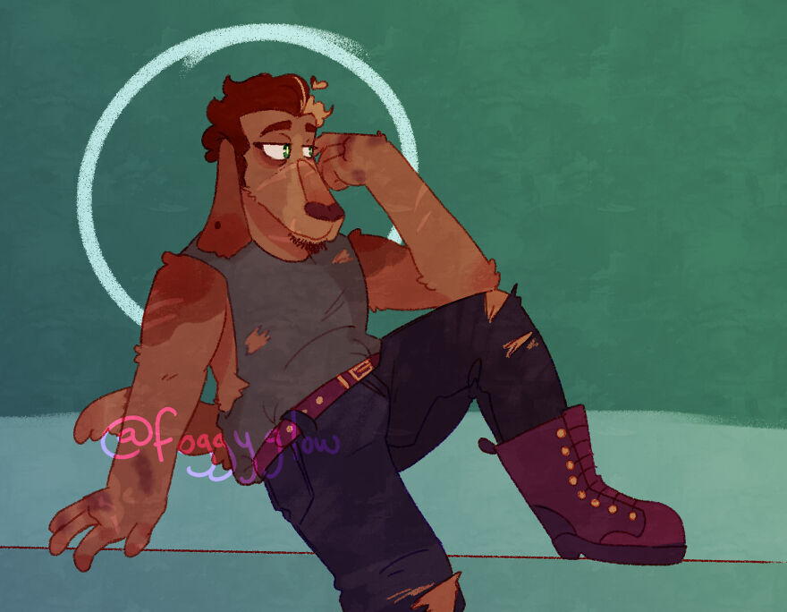 I've Been Redesigning Various Beagle Boys From Ducktales For A While. This Is Bad Attitude!